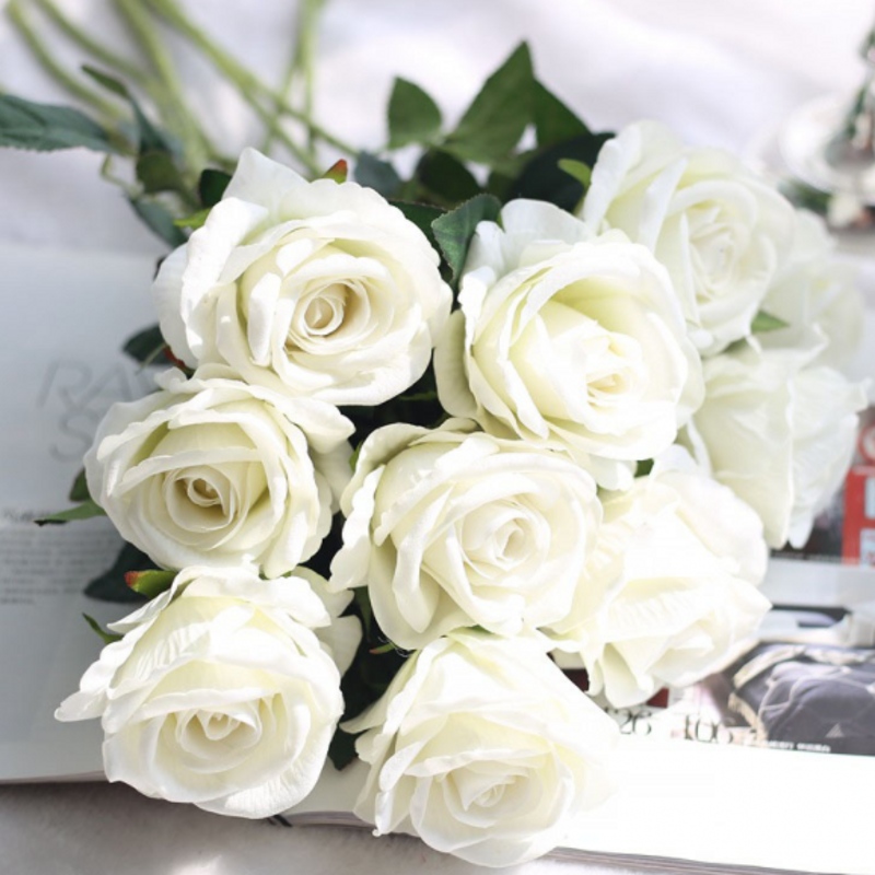 8pcs Real Touch Latex Artificial Flowers Wedding Bridal Bouquet Fake Flowers Floral Wedding Party Decorative
8pcs Real Touch Latex Artificial Flowers Wedding Bridal Bouquet Fake Flowers Floral Wedding Party Decorative