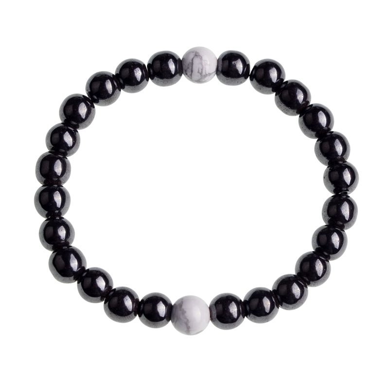 Agate Bracelet Tibetan Buddhism Meditation Men's Elastic Bracelet Mature Temperament Jewelry