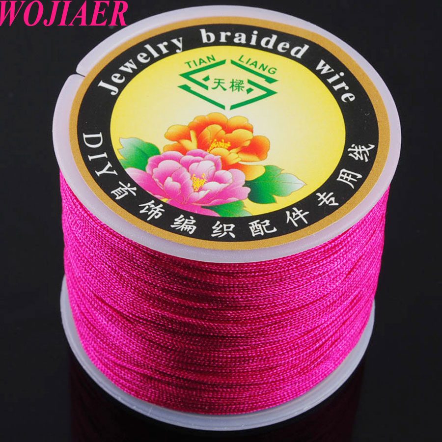 1mm Nylon Beading Cord 40m 1Pcs for Men's Women Bracelet Necklaces Jewelry Making BH311