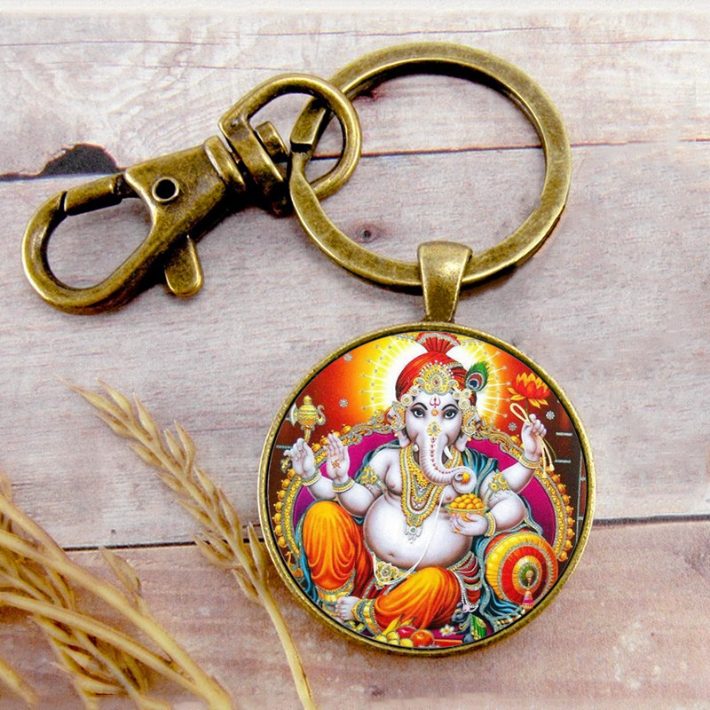Retro Lord Ganesh Key Ring Key Chain Key Buckle Ganesha Pendant Birthday Festival Anniversary Gift Jewelry Accessories
Retro Lord Ganesh Key Ring Key Chain Key Buckle Ganesha Pendant Birthday Festival Anniversary Gift Jewelry Accessories