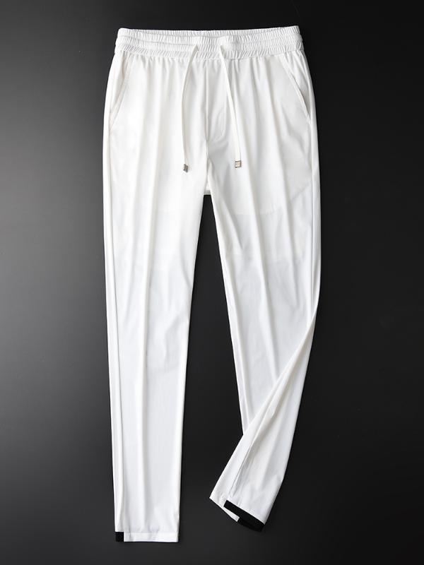 New Summer Men Pants Luxury Silky Cool Elastic Waist Men Casual Pants Plus Size 3XL 4XL Fashion Ice Silk White Man, White h-k1869
New Summer Men Pants Luxury Silky Cool Elastic Waist Men Casual Pants Plus Size 3XL 4XL Fashion Ice Silk White Man, White h-k1869