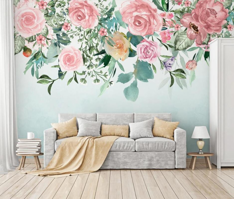 Nordic Pink Flower Wallpaper Mural for Living Room TV Background Home Decor Scenery Nature Murals Canvas Home Improvement, Flash silver cloth
Nordic Pink Flower Wallpaper Mural for Living Room TV Background Home Decor Scenery Nature Murals Canvas Home Improvement, Flash silver cloth