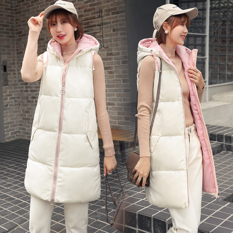 Wholesale fashion gold velvet winter vest women's long section slim down cotton vest jacket size -XXXL, Creamy-white
Wholesale fashion gold velvet winter vest women's long section slim down cotton vest jacket size -XXXL, Creamy-white