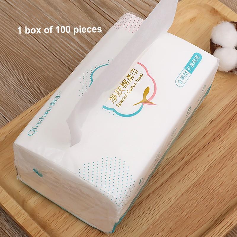 100Pcs/Pack Net Weave Cotton Disposable Towel Washing Face Pad Removable Tissue Cosmetic Makeup Remover Tool Wet Dry Cloth Wip FY6045, White
100Pcs/Pack Net Weave Cotton Disposable Towel Washing Face Pad Removable Tissue Cosmetic Makeup Remover Tool Wet Dry Cloth Wip FY6045, White