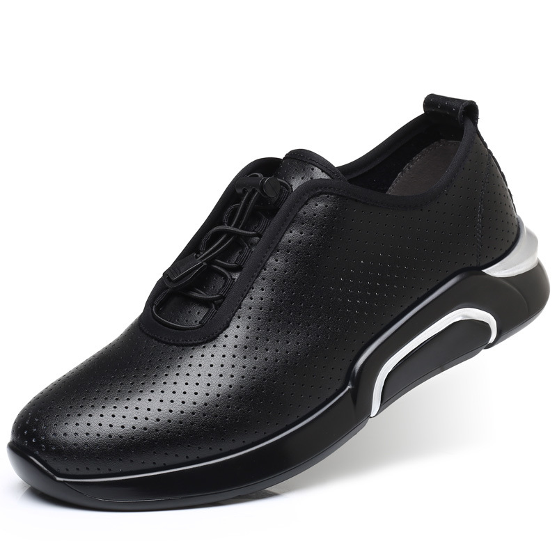 Hot Sale- elevator shoes soft soles men leather casual shoes breath comfort sneakers elastic lace up man height increasing shoes zy406, Black;white
Hot Sale- elevator shoes soft soles men leather casual shoes breath comfort sneakers elastic lace up man height increasing shoes zy406, Black;white