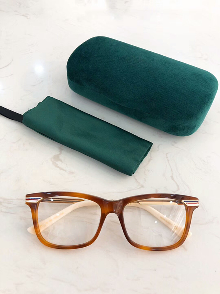 Brand quality glasses frame plank metal stripe design temple for prescription glasses case wholesale