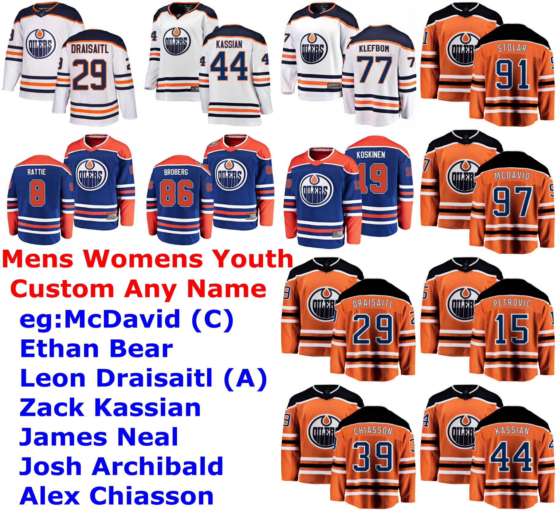 Edmonton Oilers Jerseys Womens Darnell Nurse Jersey Kris Russell Mikko Koskinen Mike Smith Connor McDavid Ice Hockey Jerseys Custom Stitched, Men's white 2019 golden edition
Edmonton Oilers Jerseys Womens Darnell Nurse Jersey Kris Russell Mikko Koskinen Mike Smith Connor McDavid Ice Hockey Jerseys Custom Stitched, Men's white 2019 golden edition