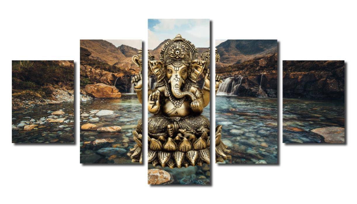 Modern Living Room Wall 5 Panel India Elephant Head God Home Decor Art Painting Modular Pictures Canvas No Frame
Modern Living Room Wall 5 Panel India Elephant Head God Home Decor Art Painting Modular Pictures Canvas No Frame