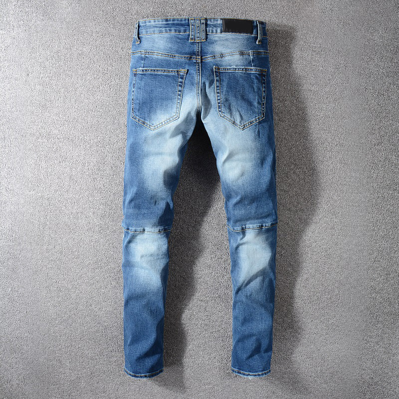 Mens stylist Jeans Hip Hop Distressed Zipper Jeans Casual Ripped Denim Pants Blue Size 29-42
Mens stylist Jeans Hip Hop Distressed Zipper Jeans Casual Ripped Denim Pants Blue Size 29-42