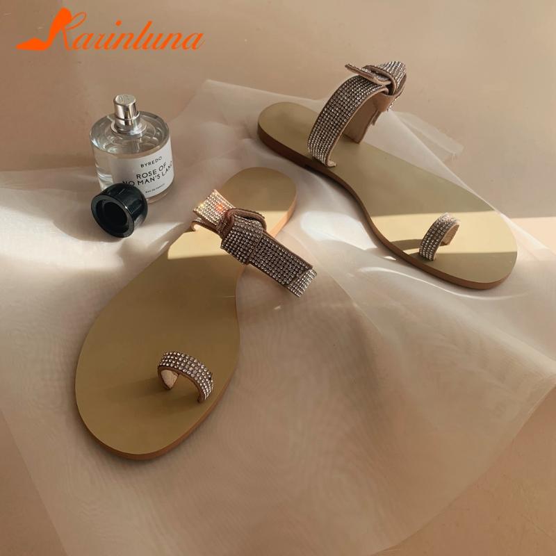KARIN Female Summer Slippers Flip Flop Beach Butterfly Knot Rhinestone Women Slippers Genuine Leather Outdoor Women Shoes, Black
KARIN Female Summer Slippers Flip Flop Beach Butterfly Knot Rhinestone Women Slippers Genuine Leather Outdoor Women Shoes, Black