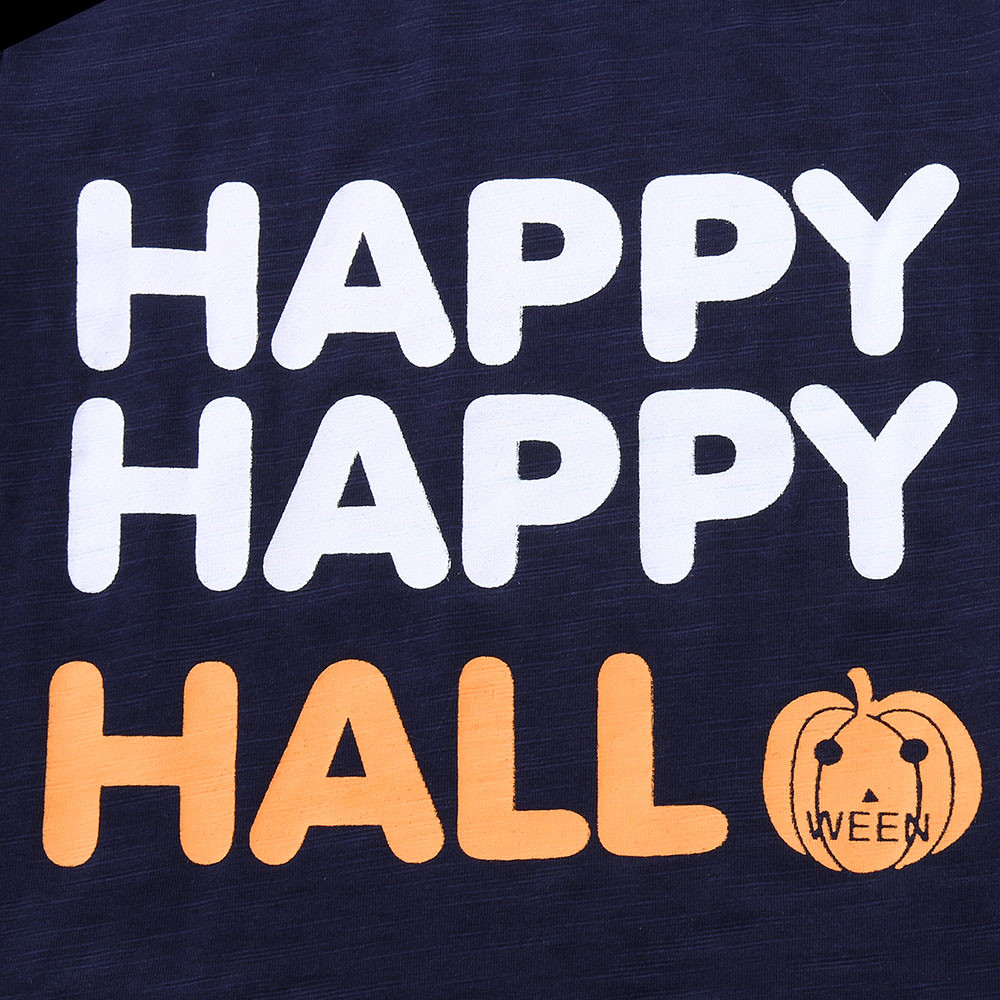 2PCS Halloween Clothing children Kids Clothes Set 2PCs Letter Pumpkin Print Top +Pants Set Outfit roupas menina