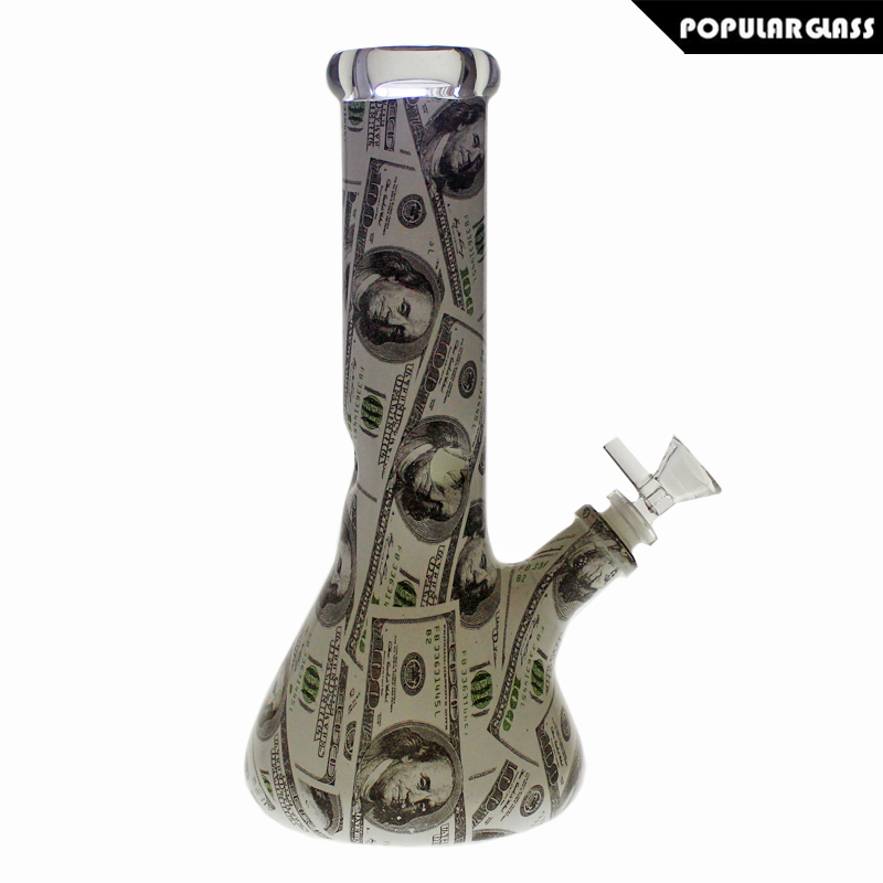 Saml Glass 10 Inch Tall Beaker Bong Hookahs With Washington Head Pattern Diffusion Percolate Water Pipe 7mm Thick US Dollars Bill PG5055
Saml Glass 10 Inch Tall Beaker Bong Hookahs With Washington Head Pattern Diffusion Percolate Water Pipe 7mm Thick US Dollars Bill PG5055