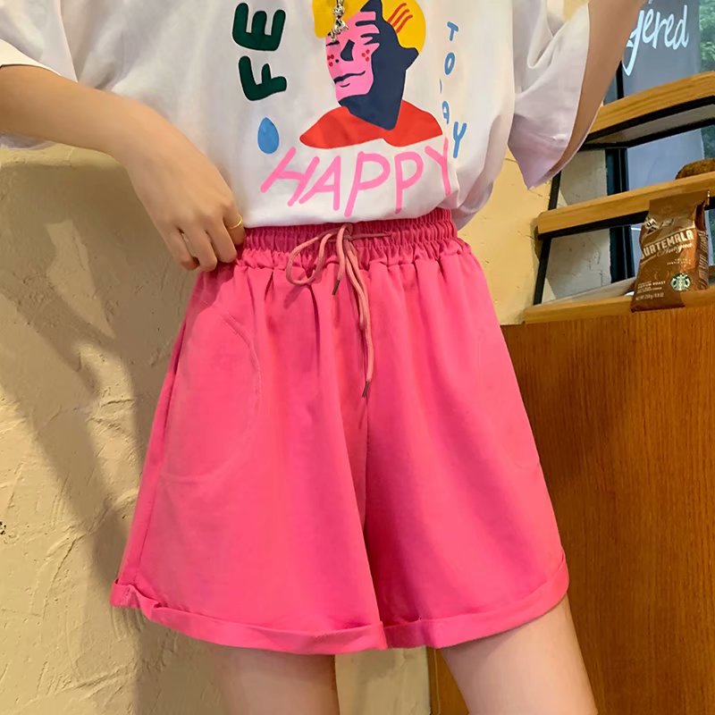 2020 Fashion Women' Shorts Summer Streetwear Harajuku High Waist Sports Feminino Shorts Casual Fitness Wide Leg Women, Black
2020 Fashion Women' Shorts Summer Streetwear Harajuku High Waist Sports Feminino Shorts Casual Fitness Wide Leg Women, Black