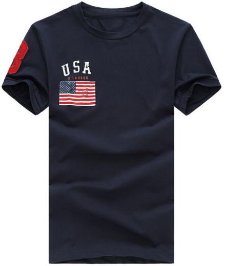 Hot Selling Summer Men's T-Shirts USA Flag With Big Horse Cotton Classic T Shirt O-Neck Solid Sport Tees Top Navy Blue White Red
Hot Selling Summer Men's T-Shirts USA Flag With Big Horse Cotton Classic T Shirt O-Neck Solid Sport Tees Top Navy Blue White Red