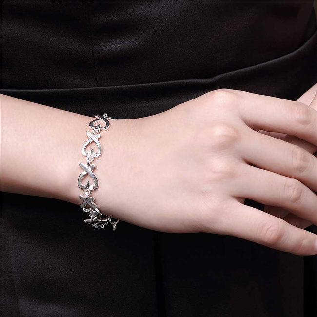 Hot sale best gift 925 silver Full kelp bracelet DFMCH177,brand new fashion 925 sterling silver plated Chain link bracelets