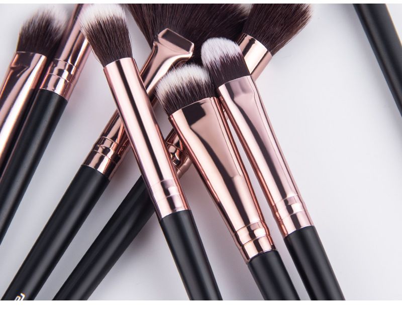 Anmor Makeup Brushes Set 12pcs/lot Eye Shadow Blending Eyeliner Eyelash Eyebrow Brushes For Make up Professional Eyeshadow Brush