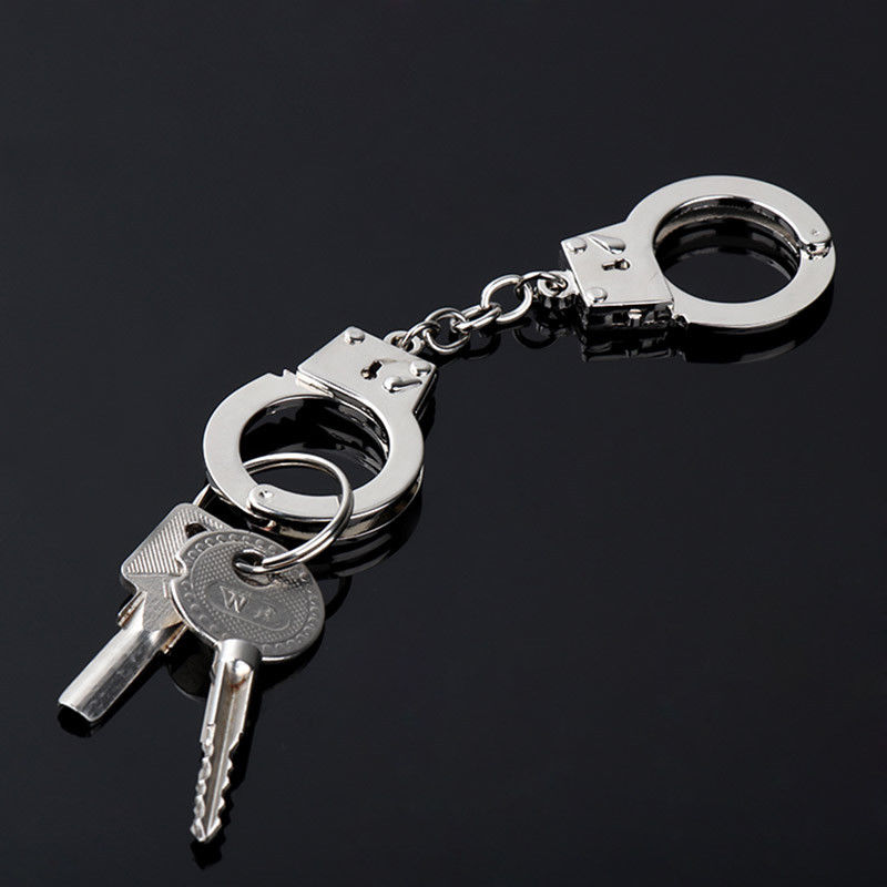 Simulation handcuffs metal keychain car key bottle opener men and women keychain