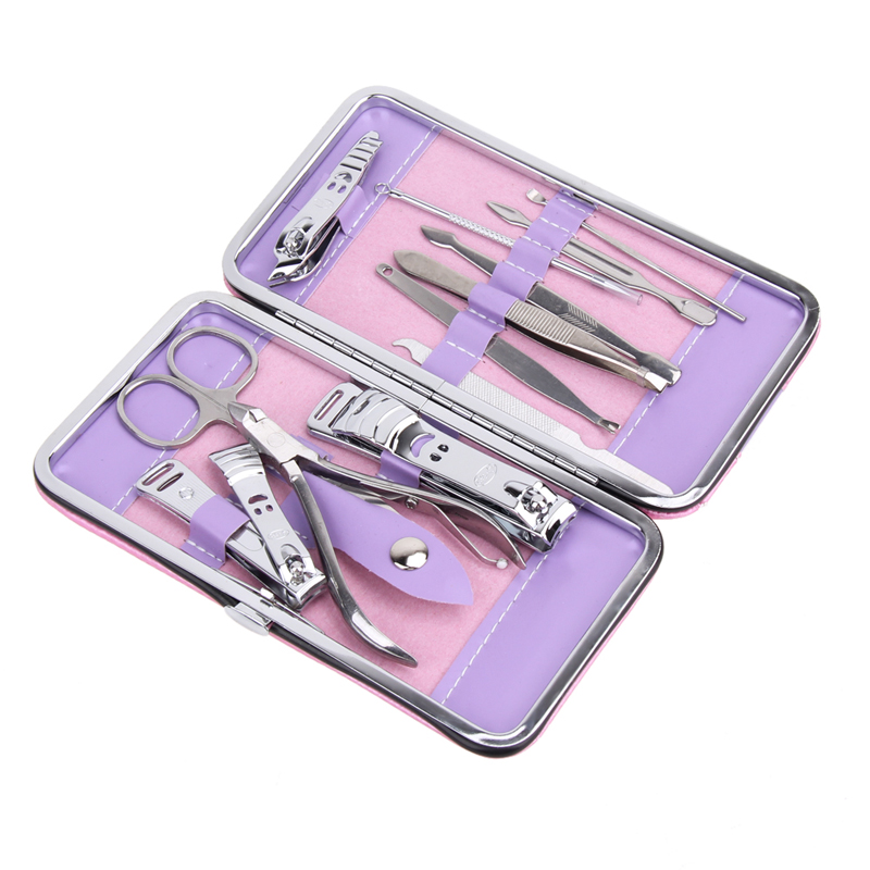 Complete Nail Art Manicure Set Pedicure Nail Clippers Scissors Grooming Kit Best Nail Care Beauty Tools