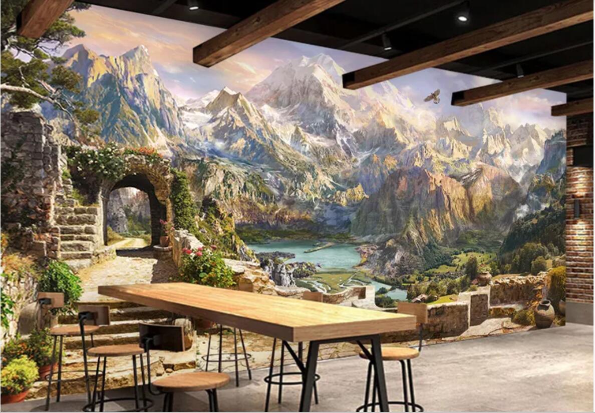 3d room wallpaper custom photo mural Vintage mountain river, European landscape, background wall art canvas pictures wallpaper for walls 3 d, Non-woven fabric
3d room wallpaper custom photo mural Vintage mountain river, European landscape, background wall art canvas pictures wallpaper for walls 3 d, Non-woven fabric