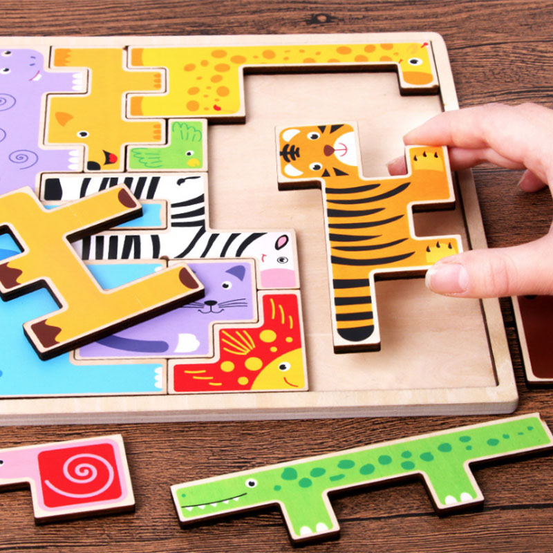 Creative Colorful 3D Jigsaw Toys Cartoon Wood Animals Puzzles Children Intelligence Development Baby Educational
Creative Colorful 3D Jigsaw Toys Cartoon Wood Animals Puzzles Children Intelligence Development Baby Educational