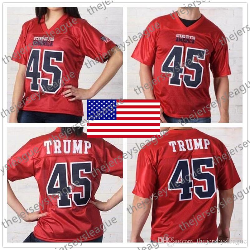 Stand Up For America #45 Donald Trump Best Quality Stitched Red Mens Womens Youth Fashion Football Jerseys Free Shopping, Black
Stand Up For America #45 Donald Trump Best Quality Stitched Red Mens Womens Youth Fashion Football Jerseys Free Shopping, Black