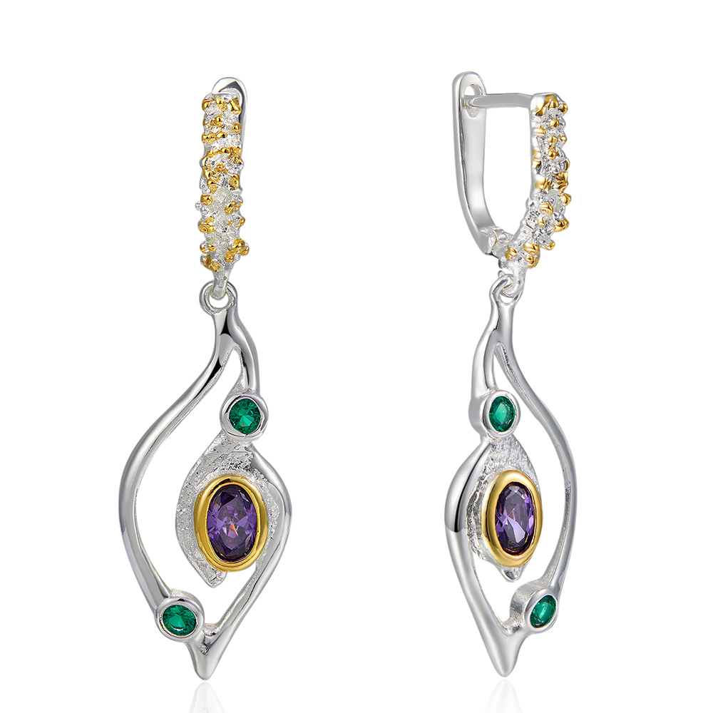 Eyes design Dangle Earrings Purple CZ Jewellery Silver color Jewelry Engagement Brincos feminino Drop earring Lady
Eyes design Dangle Earrings Purple CZ Jewellery Silver color Jewelry Engagement Brincos feminino Drop earring Lady