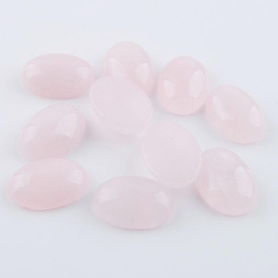 WOJIAER Oval Beads for Jewelry Making Natur GemStone Cabochon CAB No Drilled Hole 13x18mm Opal Crystal Quartz BU801