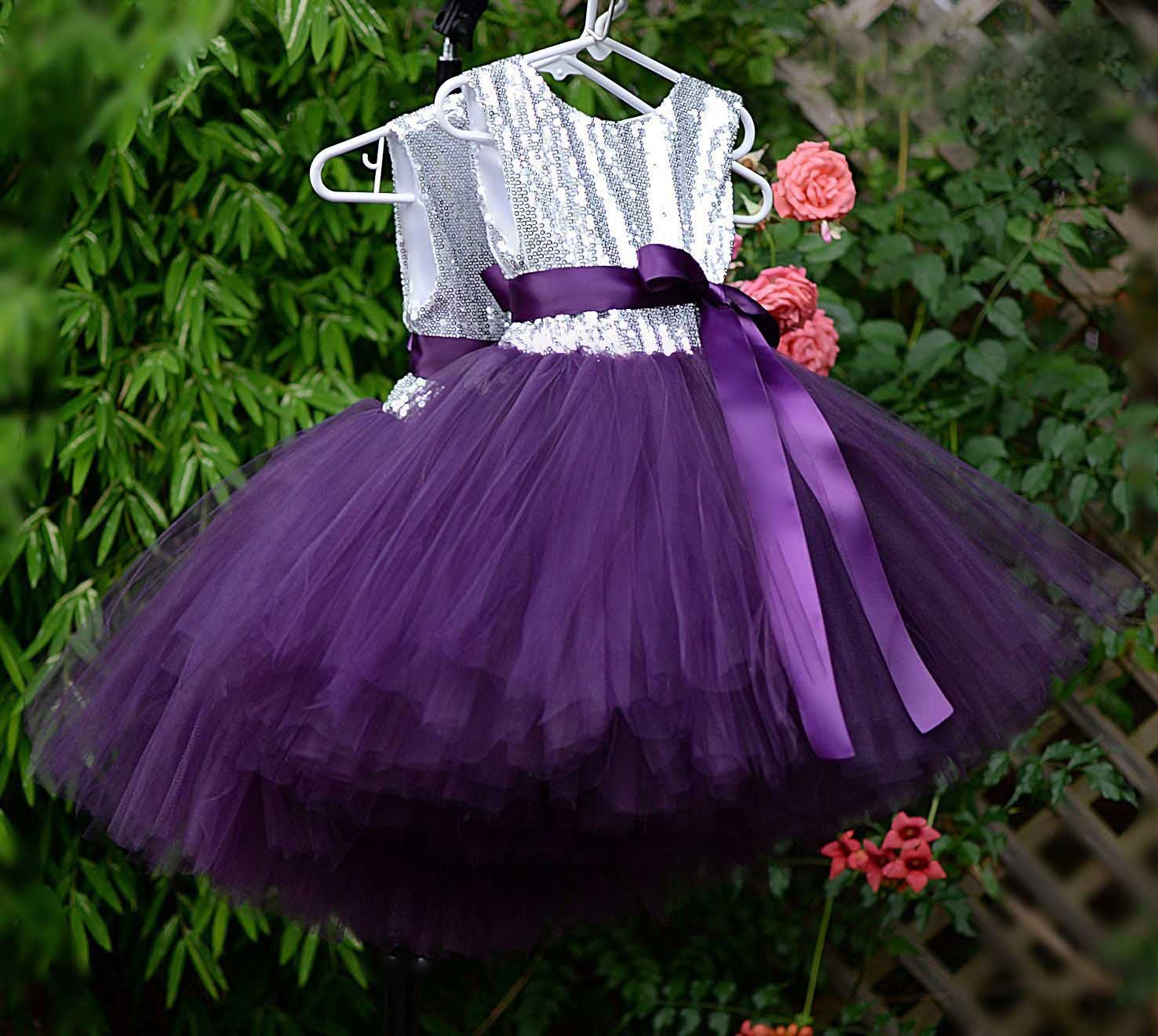 Lovely Ball Gown Flower Girl Dress Jewel Neck Sleeveless Tulle Lace Sequins Tiers Wedding Dress Floor Length Girl's Birthday Part