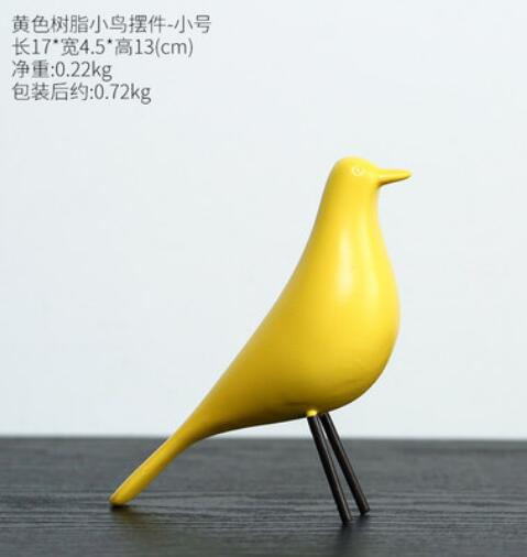 Nordic ins simulation bird home decoration ornaments fake bird living room TV cabinet Eames bird creative decoration1561063