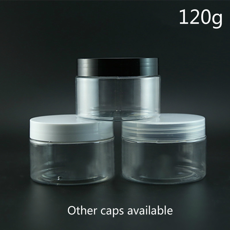 120g Plastic Empty Bottle Cosmetic Cream Jar Body Lotion Mask Spice Packaging Coffee Beans Nuts Container Free Shipping
120g Plastic Empty Bottle Cosmetic Cream Jar Body Lotion Mask Spice Packaging Coffee Beans Nuts Container Free Shipping