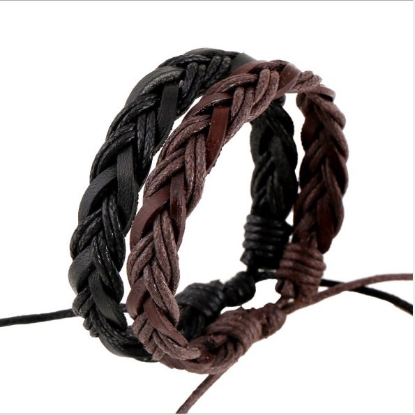 Stylish Leather Braided Hemp Bracelets Vintage Woven Genuinel Leather Wristband Wrap Bracelets Men's Women's Jewelry Accessories In Stock
Stylish Leather Braided Hemp Bracelets Vintage Woven Genuinel Leather Wristband Wrap Bracelets Men's Women's Jewelry Accessories In Stock