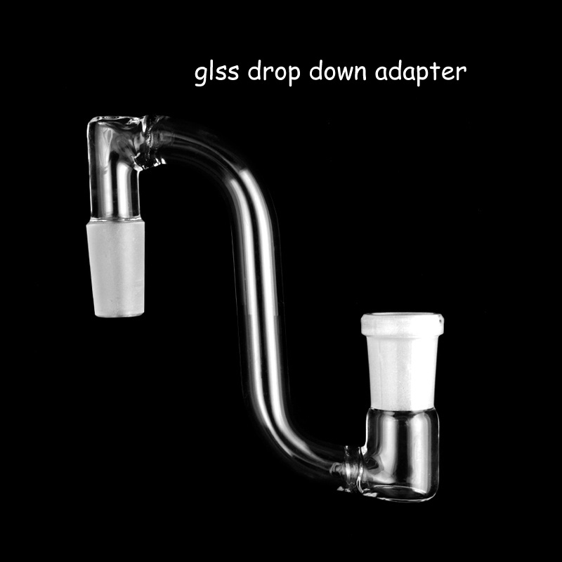 Drop Down Glass Adapter Female Male 14mm 18mm To 14.5mm 18.8mm Joint Glass Dropdown Adapter For Oil Rigs Glass Bongs