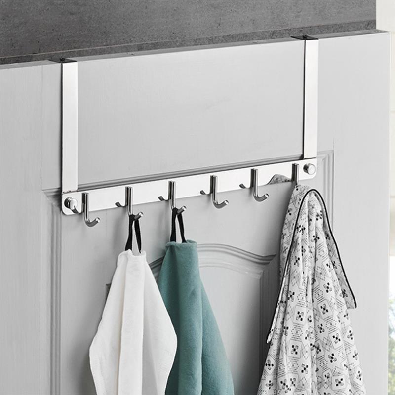 304 Stainless Steel Heavy-Duty Storage Rack Free Punching Door Hook Hanger Hook Door Rack Row For Jacket, Towel, Bag
304 Stainless Steel Heavy-Duty Storage Rack Free Punching Door Hook Hanger Hook Door Rack Row For Jacket, Towel, Bag