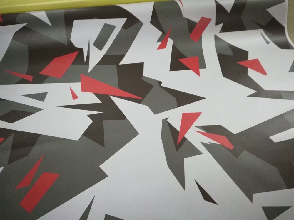 Pixed white black red Camoufalge Vinyl wrap for car wrap covering Camo Truck Wrap covering foil Self adhesive sticker 1.52x30m 5x98ft