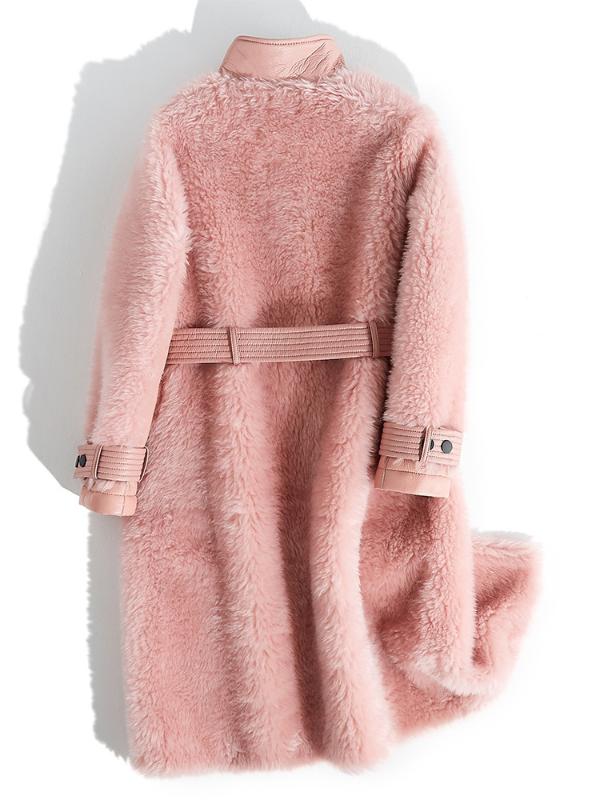 100%Real Jacket Women Winter Warm Thick Fur Coat Sheep Shearing Outwear Chaquetas Invierno Mujer B12F24145 MF436, Pink
100%Real Jacket Women Winter Warm Thick Fur Coat Sheep Shearing Outwear Chaquetas Invierno Mujer B12F24145 MF436, Pink