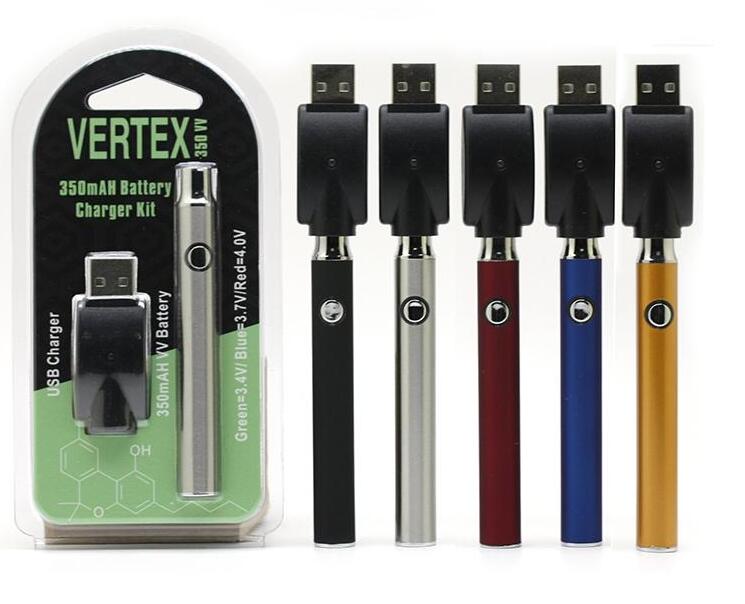 Vertex 510 Thread Vape Battery 350mAh Preheat VV Variable Voltage Electronic Cigarettes Preheating Vape Pen Batteries Thick Oil Atomizer
Vertex 510 Thread Vape Battery 350mAh Preheat VV Variable Voltage Electronic Cigarettes Preheating Vape Pen Batteries Thick Oil Atomizer