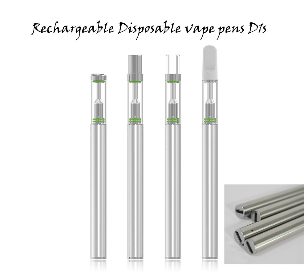 Rechargeable vape pen starter kit cigarette Disposable vaporizer pens Bud Tank D1s 310mAh Battery 0.5ml Empty Ceramic Carts 1.6mm Oil hole
Rechargeable vape pen starter kit cigarette Disposable vaporizer pens Bud Tank D1s 310mAh Battery 0.5ml Empty Ceramic Carts 1.6mm Oil hole