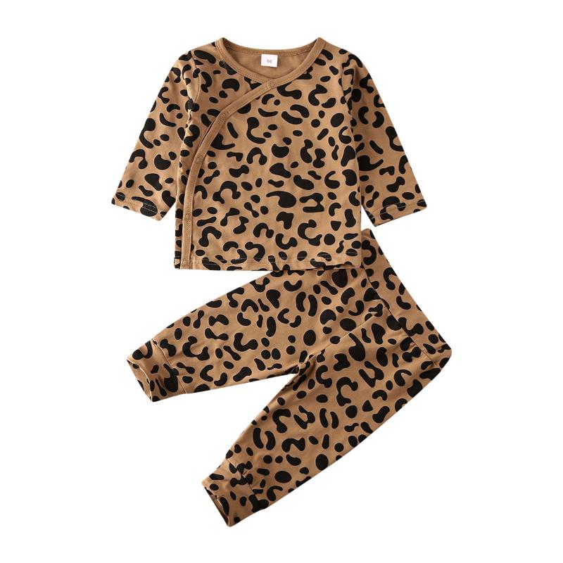 Baby Summer Cotton Clothing Infant Kids Baby Girls Boys Casual Tracksuit Sleepwear Leopard Printed Children Clothes Set, Khaki
Baby Summer Cotton Clothing Infant Kids Baby Girls Boys Casual Tracksuit Sleepwear Leopard Printed Children Clothes Set, Khaki