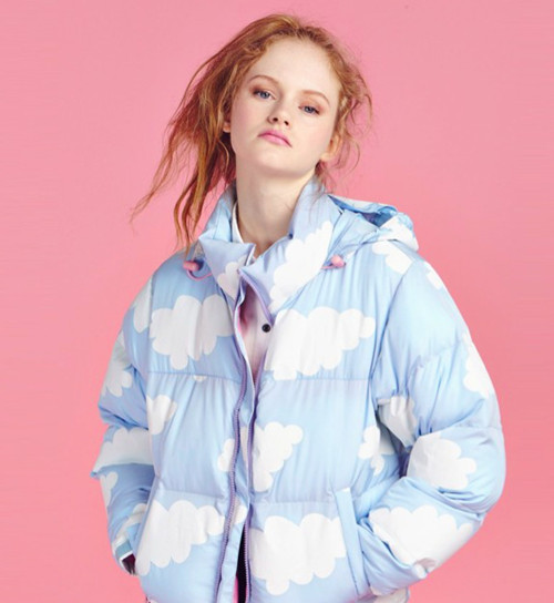 Women's Down & Parkas Winter Harajuku Soft Sweet Blue Sky Cloud Cloudy Color Block Baseball Jacket Outwesilk Thick Warm Cotton Coat, Short style
Women's Down & Parkas Winter Harajuku Soft Sweet Blue Sky Cloud Cloudy Color Block Baseball Jacket Outwesilk Thick Warm Cotton Coat, Short style