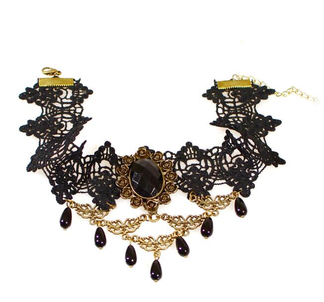 Wholesale- and American lace necklace Creative fashion dark water drop shape retro necklace Hot accessories Chokers
Wholesale- and American lace necklace Creative fashion dark water drop shape retro necklace Hot accessories Chokers