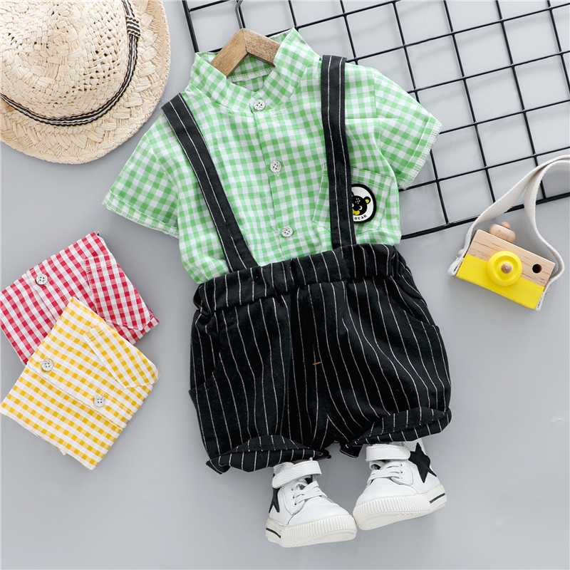 HYLKIDHUOSE Baby Boys Clothing Sets Toddler Infant Clothing Summer Short Sleeve Plaid Shirt Stripe Shorts Children Kids Clothes, Red
HYLKIDHUOSE Baby Boys Clothing Sets Toddler Infant Clothing Summer Short Sleeve Plaid Shirt Stripe Shorts Children Kids Clothes, Red