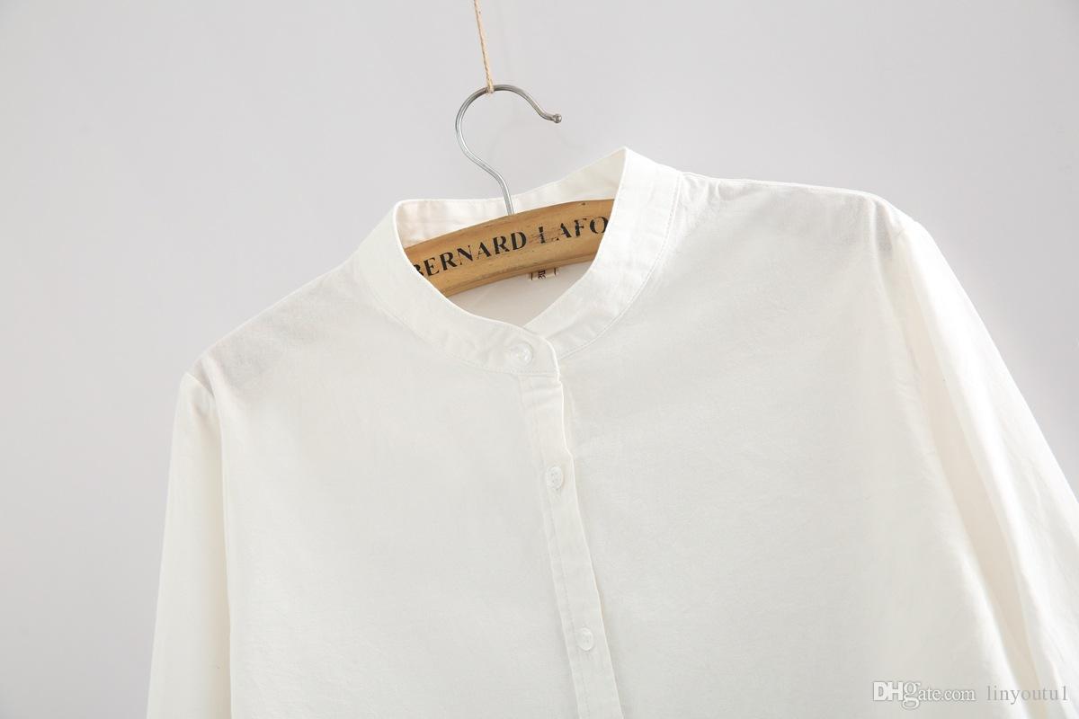 Long Sleeve White Blue Womens Oxford Shirts Plus Size 2020 New Casual Woman Office Blouse Female Wear High Quality Ladies Tops