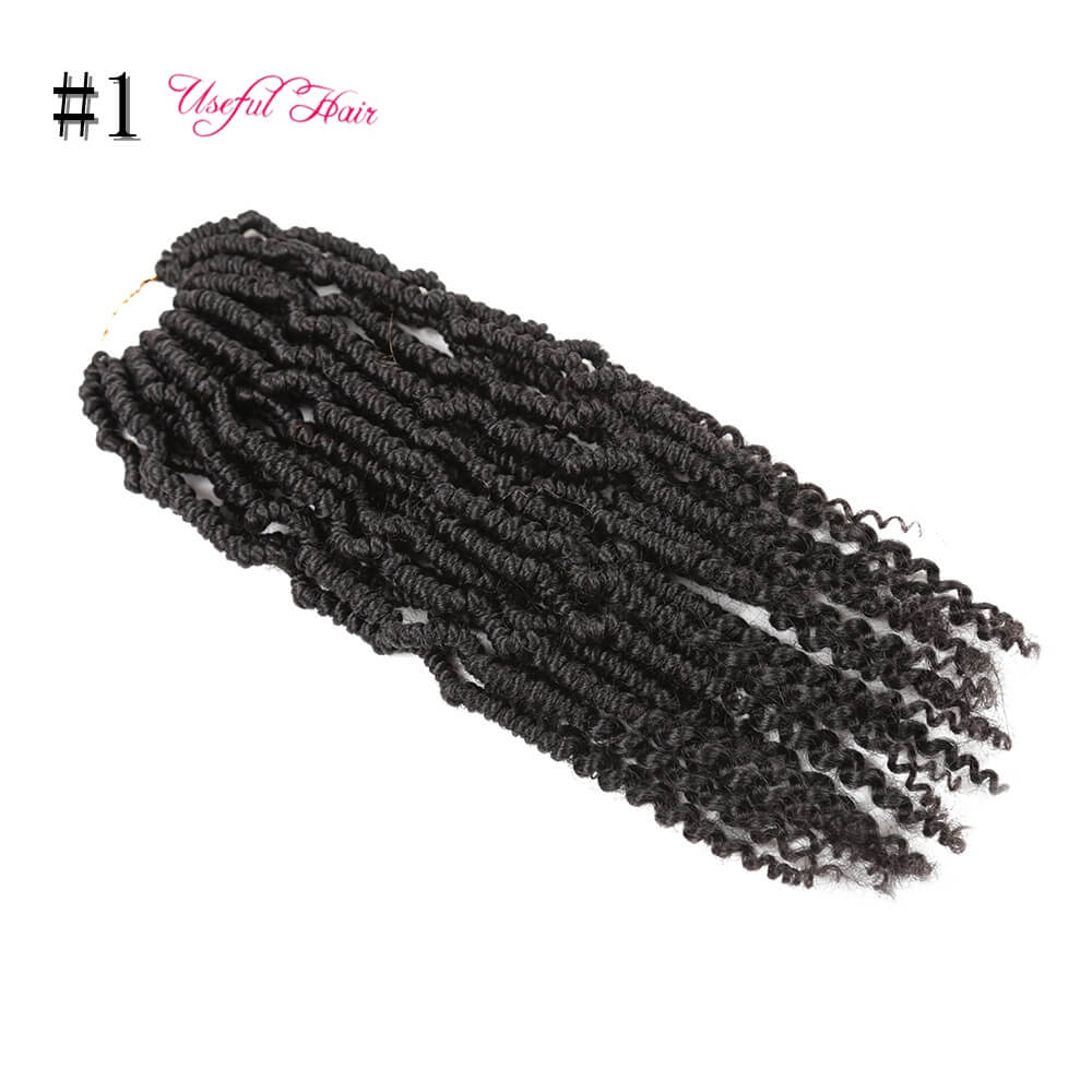 2019 new style Short Ombre Spring Twist Hair Synthetic Fiber New Style Fluffy Bomb Nubian Twist Hair Black Brown Purple Crochet Braids Hair, 1b+30
2019 new style Short Ombre Spring Twist Hair Synthetic Fiber New Style Fluffy Bomb Nubian Twist Hair Black Brown Purple Crochet Braids Hair, 1b+30