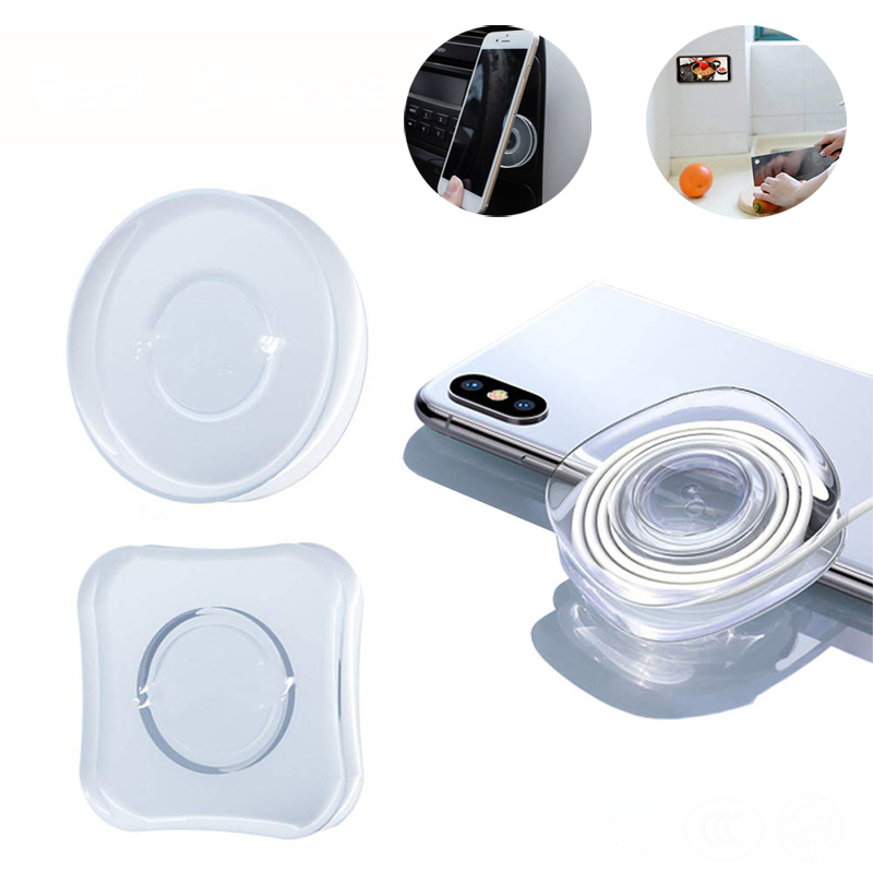 Nano Gel Pad Traceless Magic Stickers Phone Holder Multi-Functional Sticky Phone Holder car Home Office Small Items Storage holder, Transparent
Nano Gel Pad Traceless Magic Stickers Phone Holder Multi-Functional Sticky Phone Holder car Home Office Small Items Storage holder, Transparent