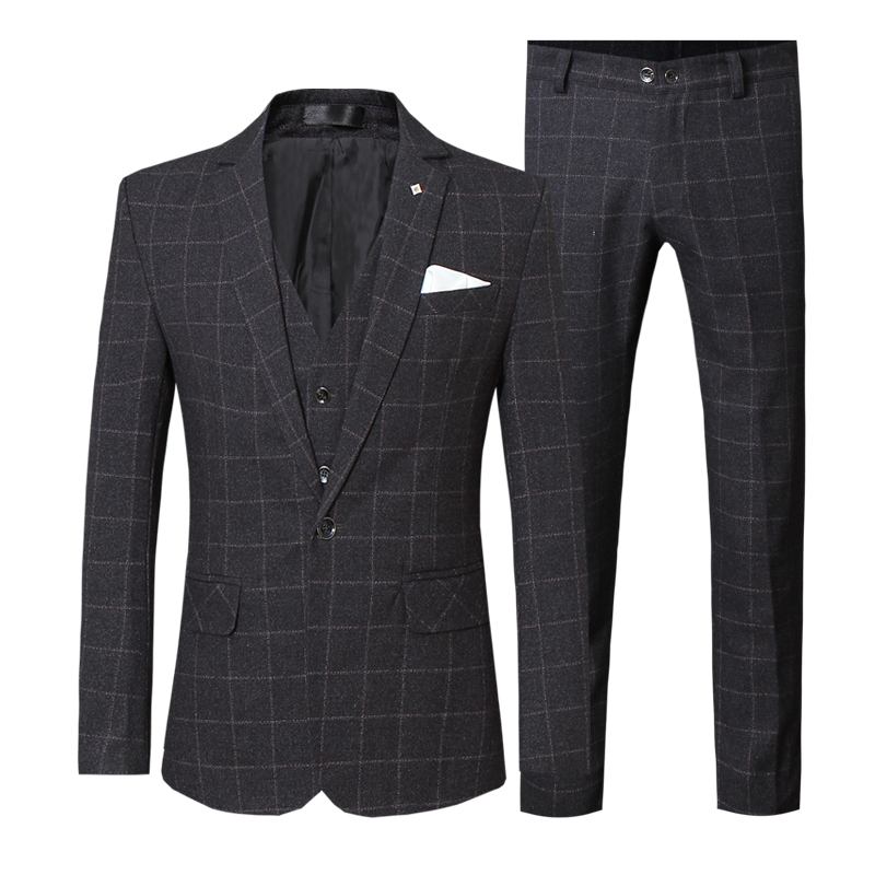 British style Men Suits Casual Slim Fit Plaid Printed For Business Formal Suits Single Breasted chaqueta hombre Asian size, Light blue
British style Men Suits Casual Slim Fit Plaid Printed For Business Formal Suits Single Breasted chaqueta hombre Asian size, Light blue
