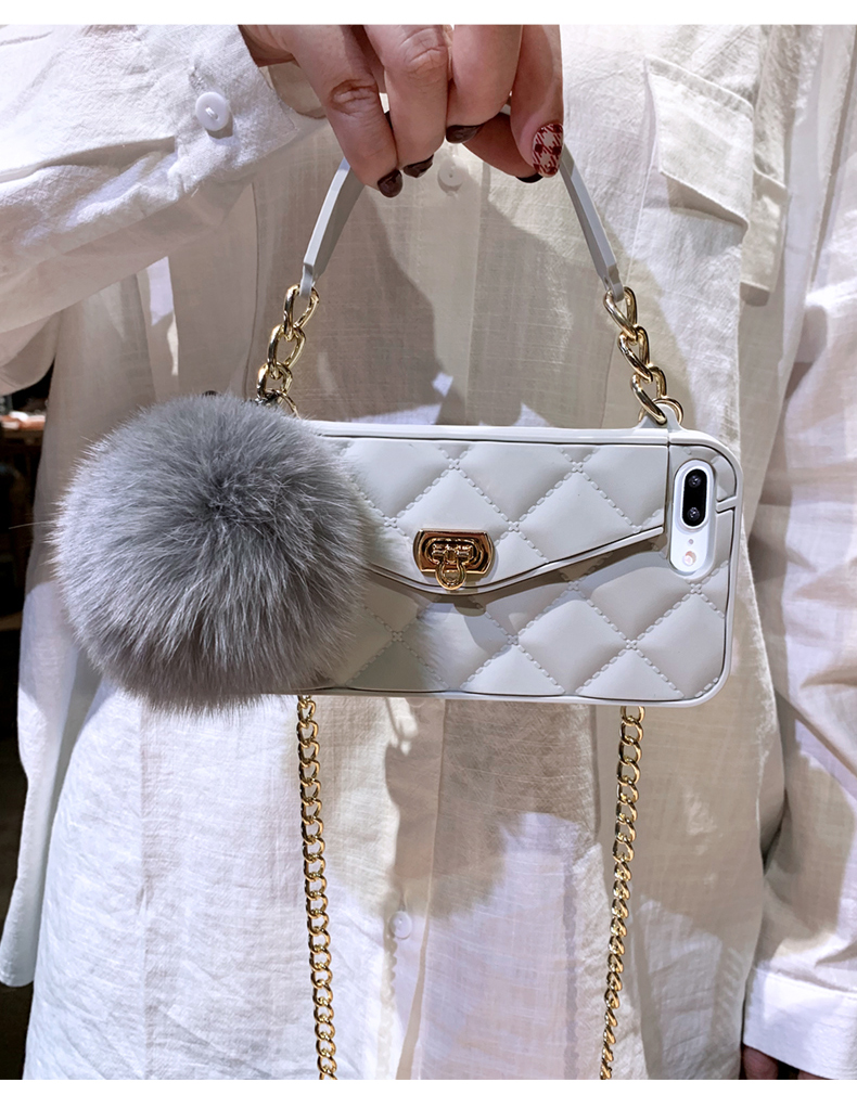 Fashion Metal Clasp Real Fox Fur Ball Pendant Card Bag Purse Long Chain Handbag Case Cover For Iphone 12 Mini 11 Pro XS Max XR X 8 7 6S Plus
Fashion Metal Clasp Real Fox Fur Ball Pendant Card Bag Purse Long Chain Handbag Case Cover For Iphone 12 Mini 11 Pro XS Max XR X 8 7 6S Plus