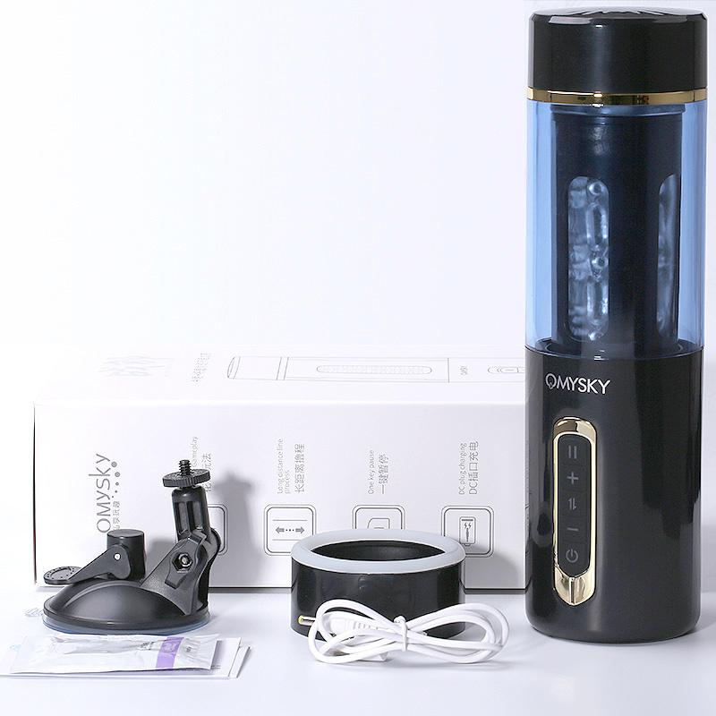 Omysky Intelligent Male Masturbator Sex Toys For Men Bluetooth Interact With Phone Real Vagina Pussy Handsfree Adult Sex Product Y190124