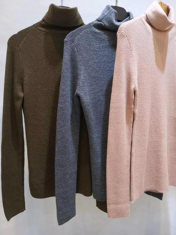 100% Wool Turtleneck Women' Slim-Fit Knitted Bottoming Shirt Sweater Ladies Long-Sleeved Knitwear Pullover Top
100% Wool Turtleneck Women' Slim-Fit Knitted Bottoming Shirt Sweater Ladies Long-Sleeved Knitwear Pullover Top