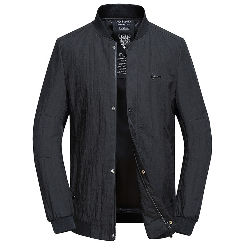 High Quality Solid Color Casual Jacket Men Spring Autumn Outerwear Baseball Collar Coat Sportswear Mens Jackets for Male Coats, Black
High Quality Solid Color Casual Jacket Men Spring Autumn Outerwear Baseball Collar Coat Sportswear Mens Jackets for Male Coats, Black
