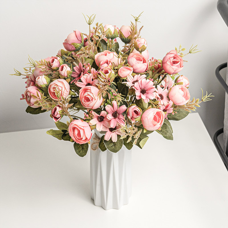 1pcs Silk Wrinkle Chrysanthemum Rose Camellia Artificial Flower Small Rose Bridal Bouquet Christmas Party Decoration DIY Fake Fl, Random color mixing
1pcs Silk Wrinkle Chrysanthemum Rose Camellia Artificial Flower Small Rose Bridal Bouquet Christmas Party Decoration DIY Fake Fl, Random color mixing